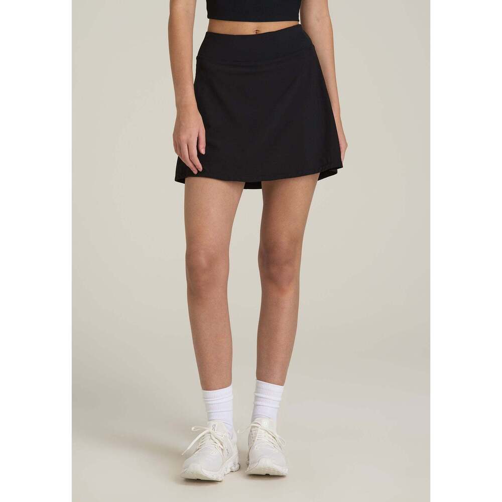 American Tall Athletic Skort for Tall Women in Black Size L / Tall / Black